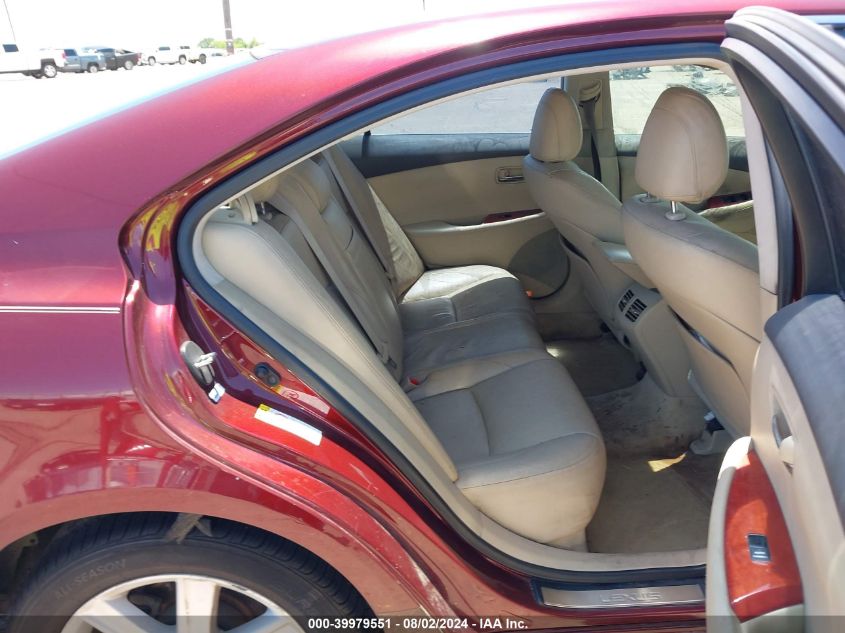 2008 Lexus Es 350 VIN: JTHBJ46G082202529 Lot: 39979551