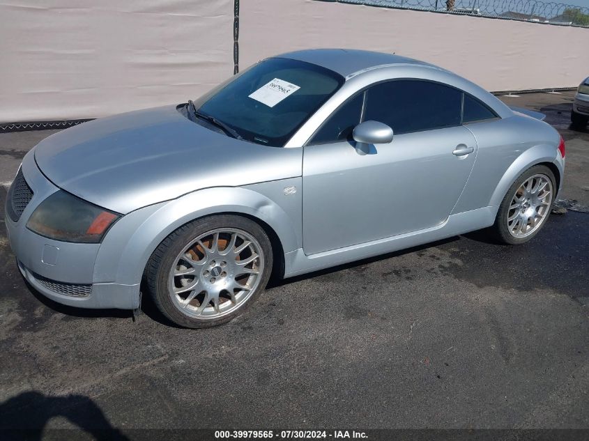 2001 Audi Tt VIN: TRUWT28N311005658 Lot: 39979565