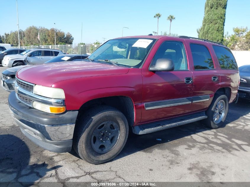 2005 Chevrolet Tahoe Ls VIN: 1GNEC13T65R113003 Lot: 39979596