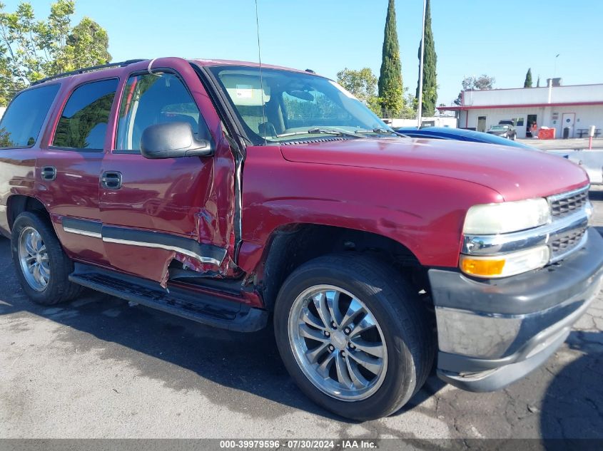 2005 Chevrolet Tahoe Ls VIN: 1GNEC13T65R113003 Lot: 39979596