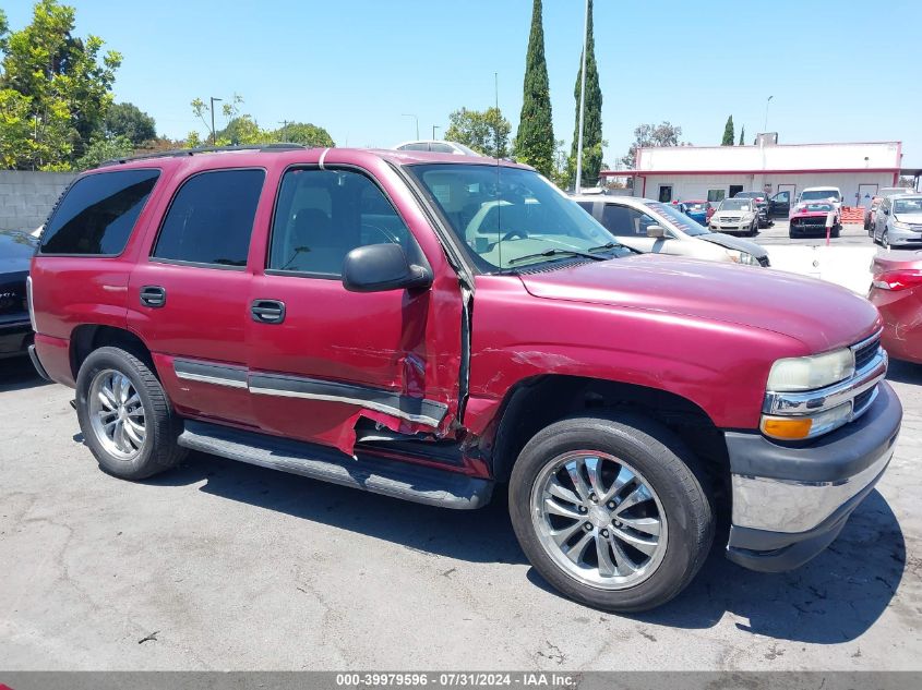 2005 Chevrolet Tahoe Ls VIN: 1GNEC13T65R113003 Lot: 39979596