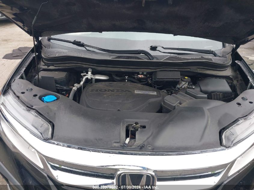 2019 Honda Pilot Elite VIN: 5FNYF6H08KB008005 Lot: 39979602