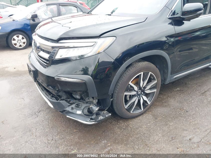 2019 Honda Pilot Elite VIN: 5FNYF6H08KB008005 Lot: 39979602