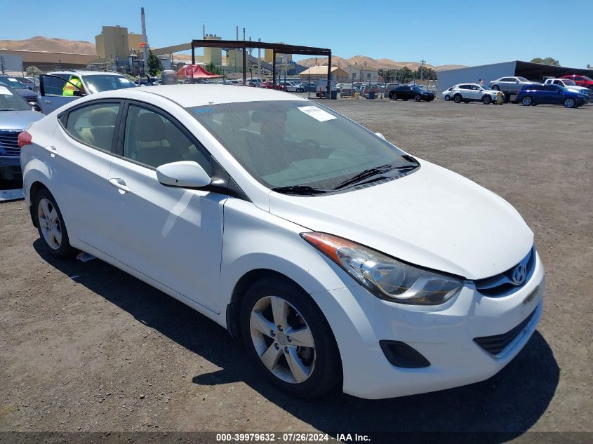 2013 Hyundai Elantra Gls VIN: 5NPDH4AE9DH250602 Lot: 39979632