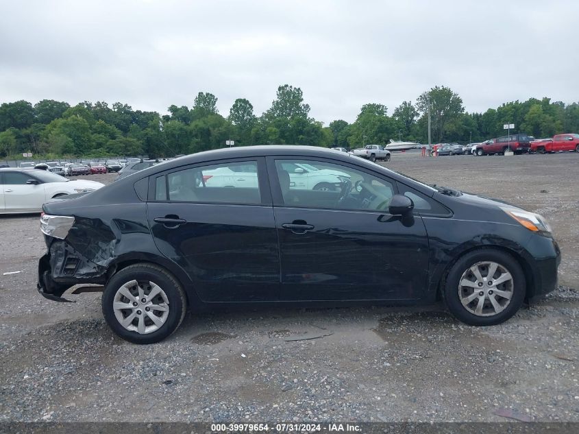 2014 Kia Rio Lx VIN: KNADM4A31E6325828 Lot: 39979654