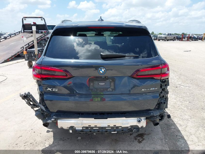 2022 BMW X5 Phev xDrive45E VIN: 5UXTA6C03N9K77641 Lot: 39979656