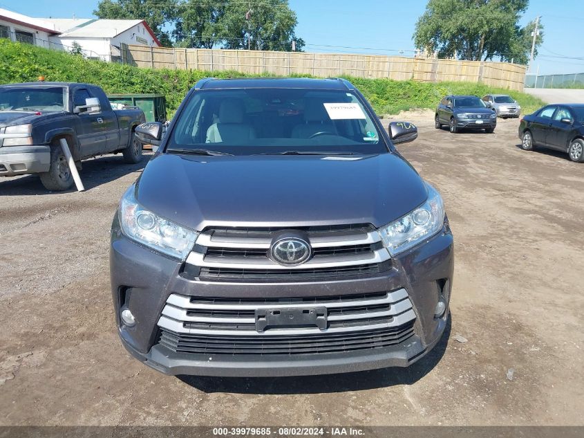 2018 Toyota Highlander Xle VIN: 5TDJZRFH0JS832254 Lot: 39979685