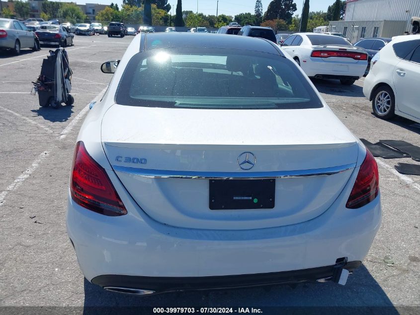 2019 Mercedes-Benz C 300 VIN: 55SWF8DB7KU292171 Lot: 39979703