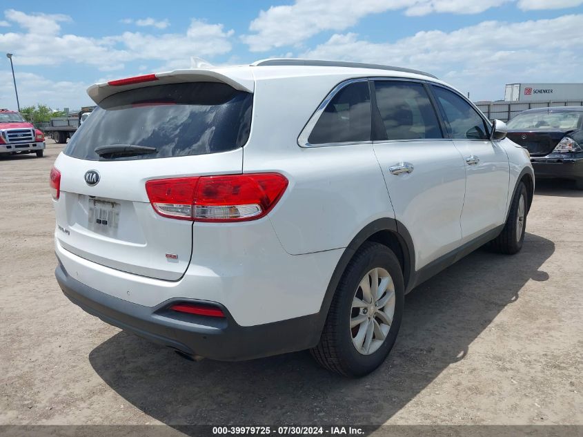 2016 Kia Sorento 2.4L Lx VIN: 5XYPG4A37GG085045 Lot: 39979725