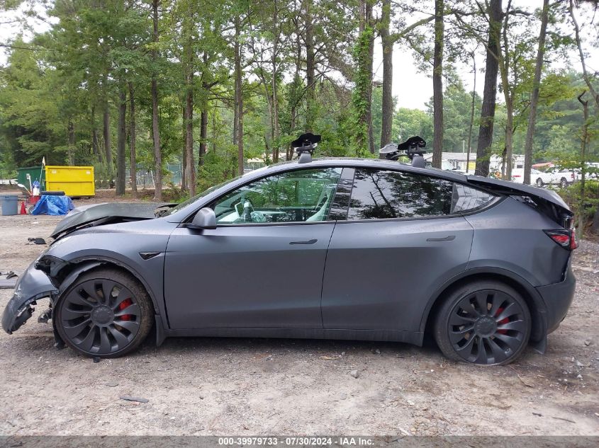 2023 Tesla Model Y Awd/Performance Dual Motor All-Wheel Drive VIN: 7SAYGDEF7PF827169 Lot: 39979733