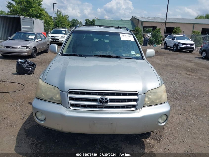 2003 Toyota Highlander Limited V6 VIN: JTEHF21A330151953 Lot: 39979789