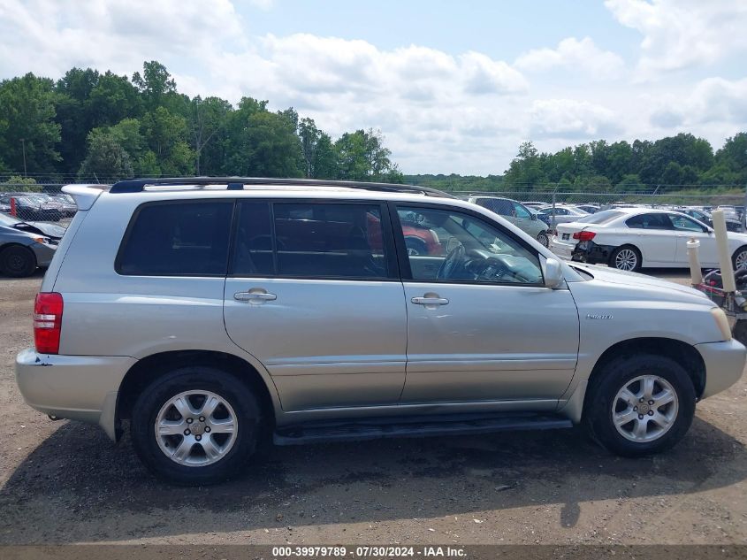 2003 Toyota Highlander Limited V6 VIN: JTEHF21A330151953 Lot: 39979789