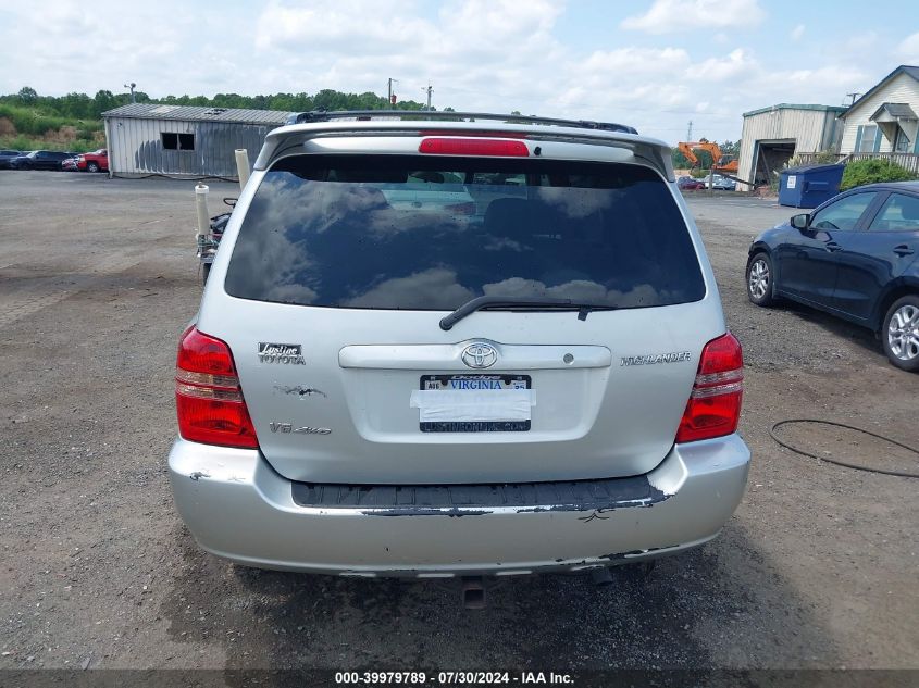 2003 Toyota Highlander Limited V6 VIN: JTEHF21A330151953 Lot: 39979789