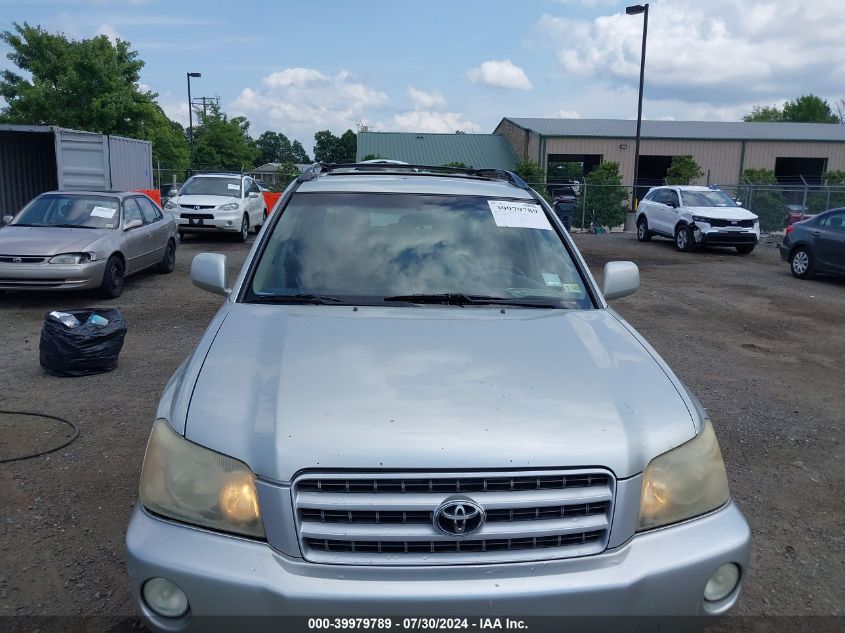 2003 Toyota Highlander Limited V6 VIN: JTEHF21A330151953 Lot: 39979789
