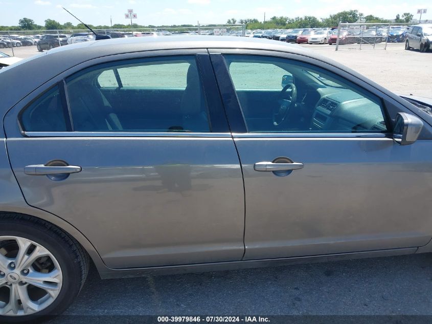 2012 Ford Fusion Se VIN: 3FAHP0HG2CR419901 Lot: 39979846