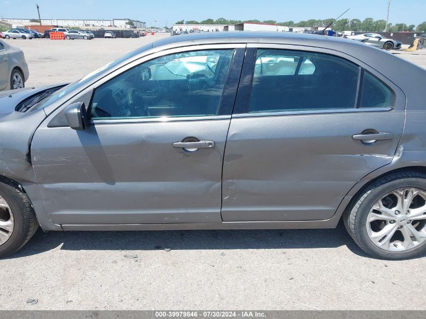 2012 Ford Fusion Se VIN: 3FAHP0HG2CR419901 Lot: 39979846
