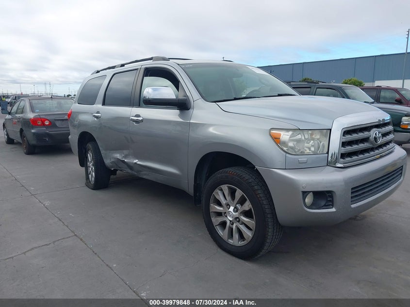 2008 Toyota Sequoia Limited VIN: 5TDBY68A68S015127 Lot: 39979848