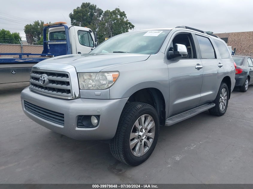 2008 Toyota Sequoia Limited VIN: 5TDBY68A68S015127 Lot: 39979848
