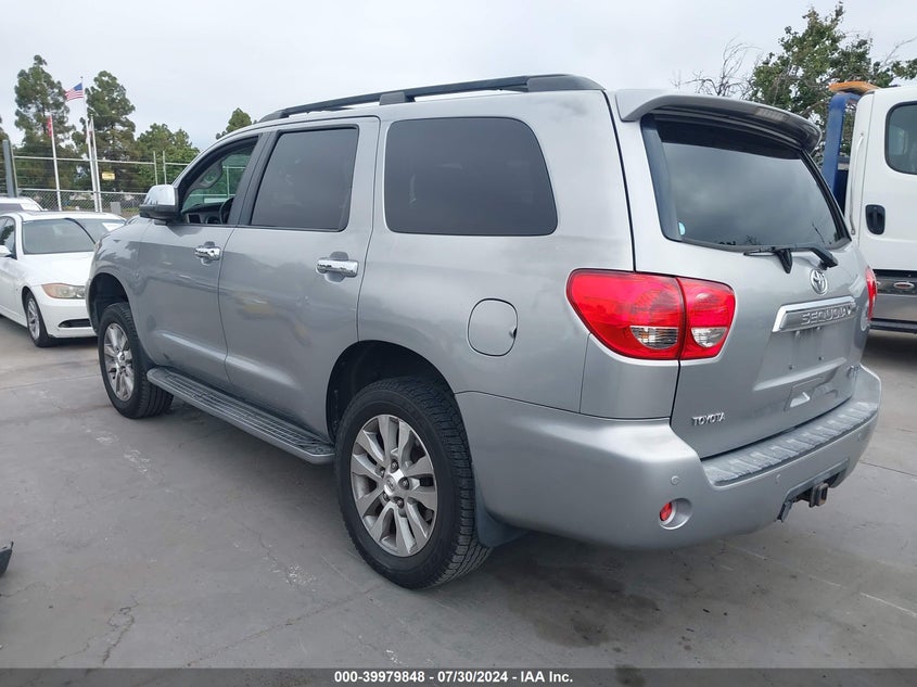2008 Toyota Sequoia Limited VIN: 5TDBY68A68S015127 Lot: 39979848