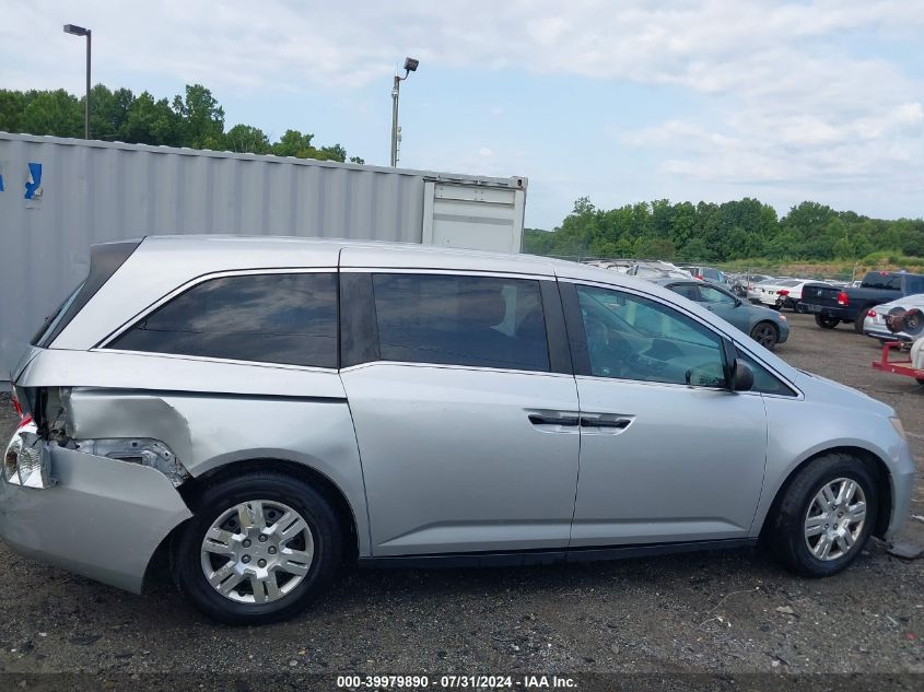 2011 Honda Odyssey Lx VIN: 5FNRL5H20BB027124 Lot: 39979890