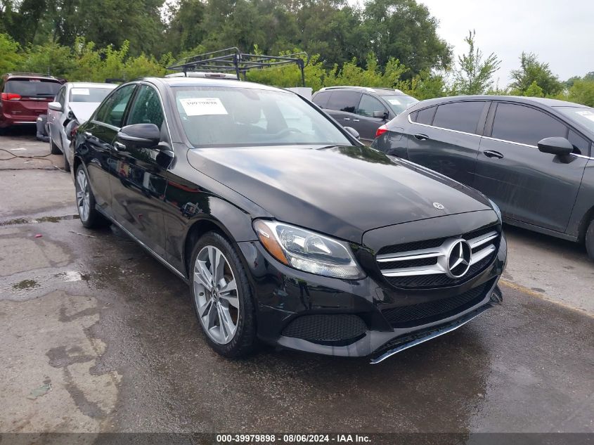 WDDWF4KB8JR390847 2018 MERCEDES-BENZ C CLASS - Image 1