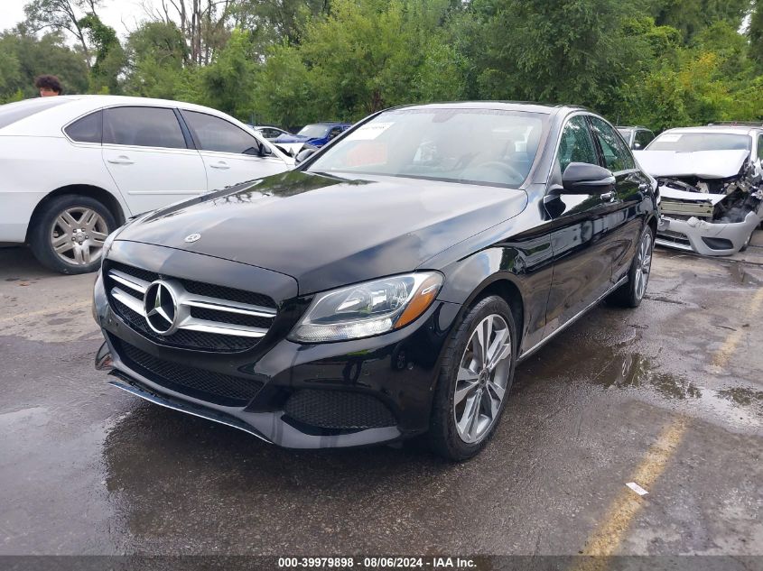 WDDWF4KB8JR390847 2018 MERCEDES-BENZ C CLASS - Image 2