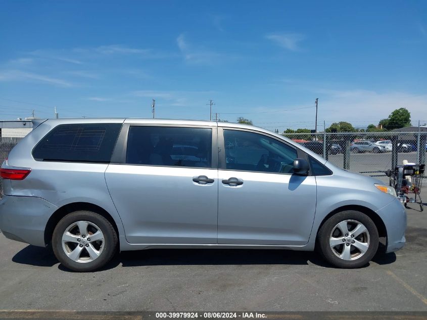 2015 Toyota Sienna L 7 Passenger VIN: 5TDZK3DC6FS546556 Lot: 39979924