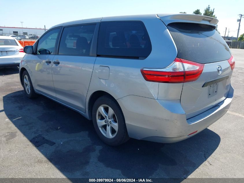 2015 Toyota Sienna L 7 Passenger VIN: 5TDZK3DC6FS546556 Lot: 39979924