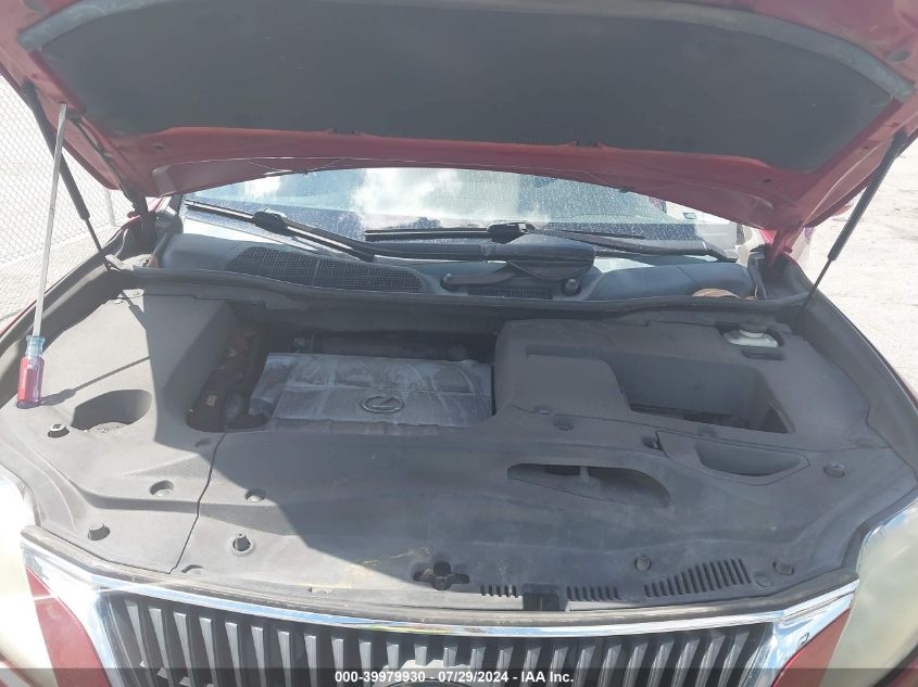 2011 Lexus Rx 350 VIN: 2T2BK1BA9BC109060 Lot: 39979930