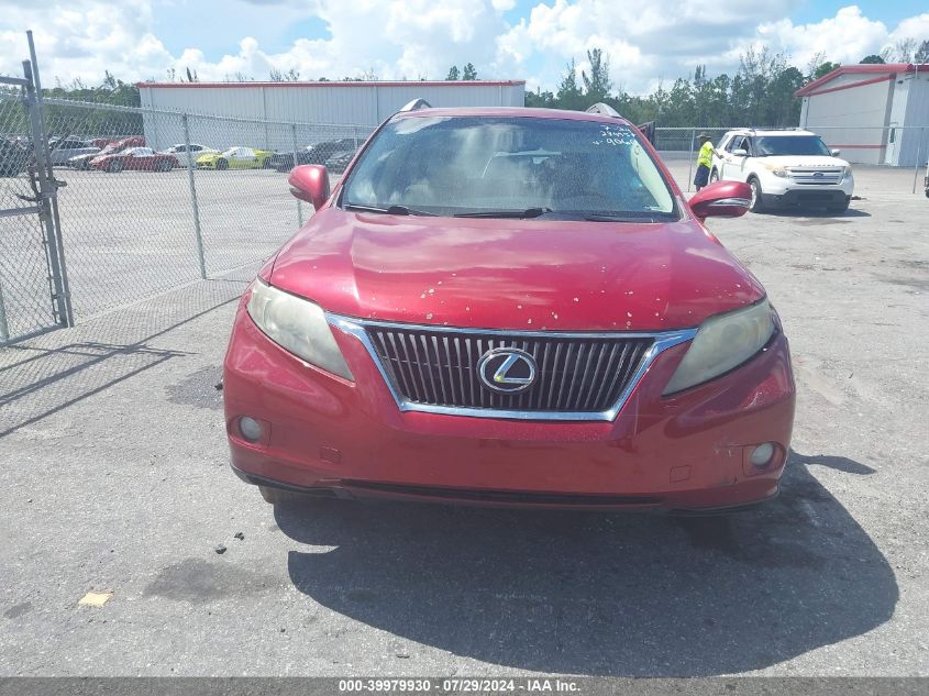 2011 Lexus Rx 350 VIN: 2T2BK1BA9BC109060 Lot: 39979930