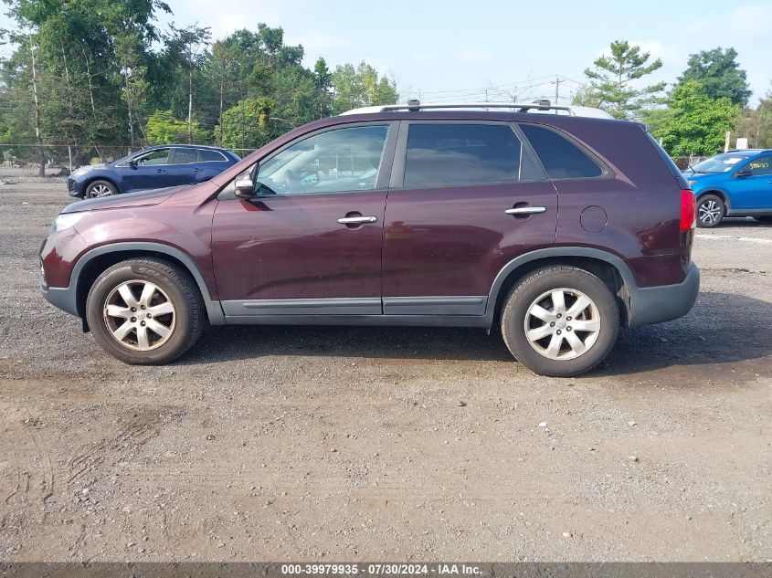 2012 Kia Sorento Lx VIN: 5XYKT3A63CG307777 Lot: 39979935