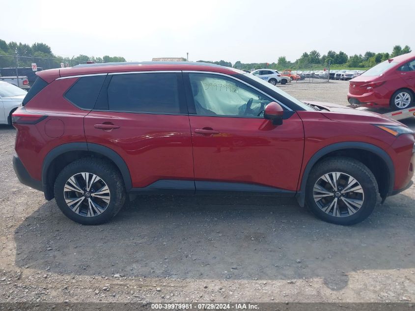 2021 Nissan Rogue Sv VIN: 5N1AT3BB3MC709307 Lot: 39979981