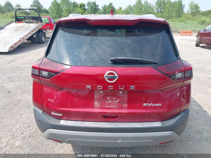 2021 Nissan Rogue Sv VIN: 5N1AT3BB3MC709307 Lot: 39979981