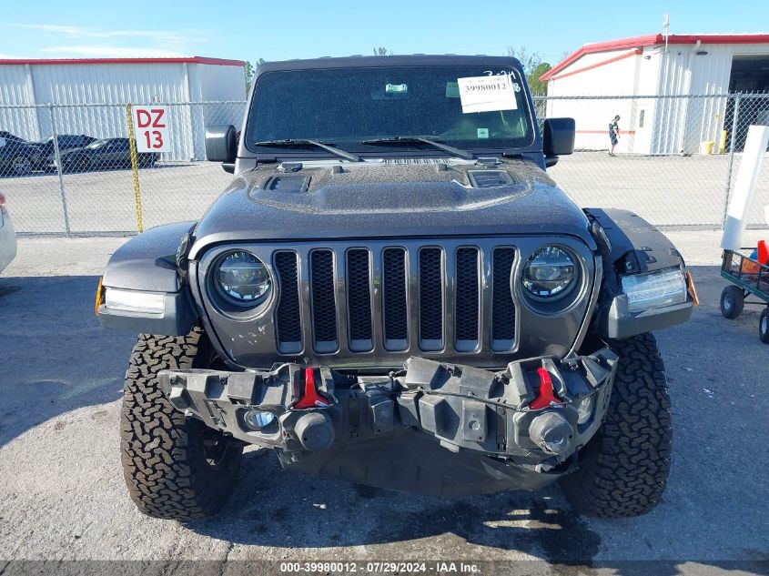 2019 Jeep Wrangler Unlimited Rubicon 4X4 VIN: 1C4HJXFG0KW610221 Lot: 39980012