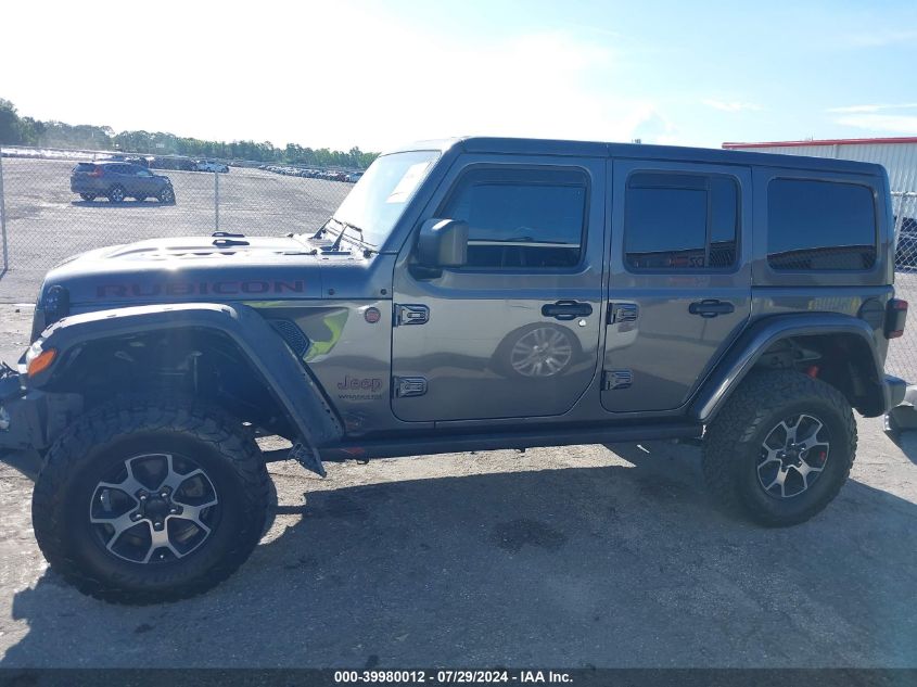 2019 Jeep Wrangler Unlimited Rubicon 4X4 VIN: 1C4HJXFG0KW610221 Lot: 39980012