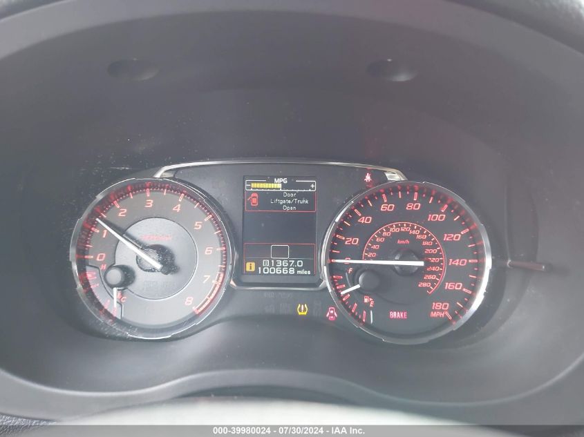 2016 Subaru Wrx Premium VIN: JF1VA1E67G9801638 Lot: 39980024