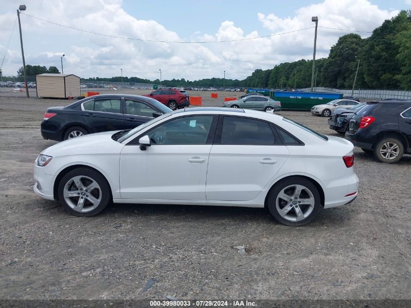 2018 Audi A3 2.0T Premium/2.0T Tech Premium VIN: WAUAUGFF6J1008772 Lot: 39980033