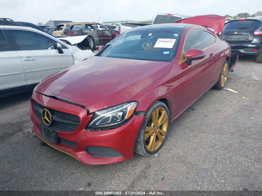 WDDWJ4JB8HF586654 2017 MERCEDES-BENZ C CLASS - Image 2