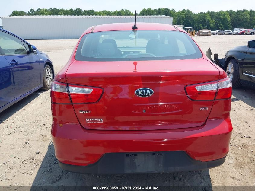 2017 Kia Rio Lx VIN: KNADM4A35H6012348 Lot: 39980059