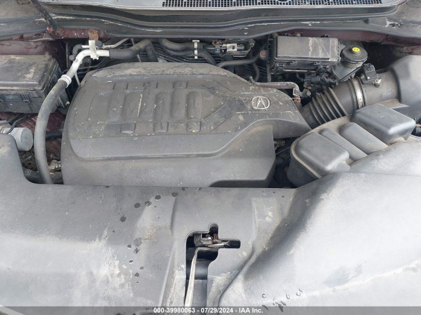 2014 Acura Mdx VIN: 5FRYD4H21EB005977 Lot: 39980063