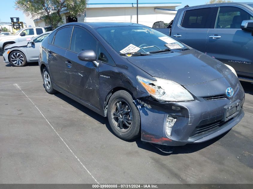 2014 Toyota Prius Two VIN: JTDKN3DU1E1746984 Lot: 39980085