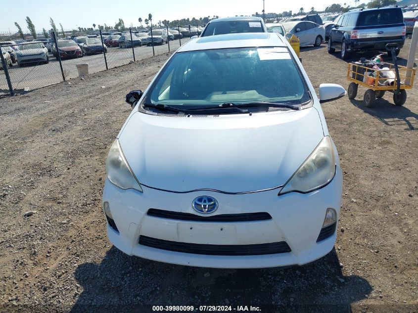 2013 Toyota Prius C Four/One/Three/Two VIN: JTDKDTB39D1031754 Lot: 39980099