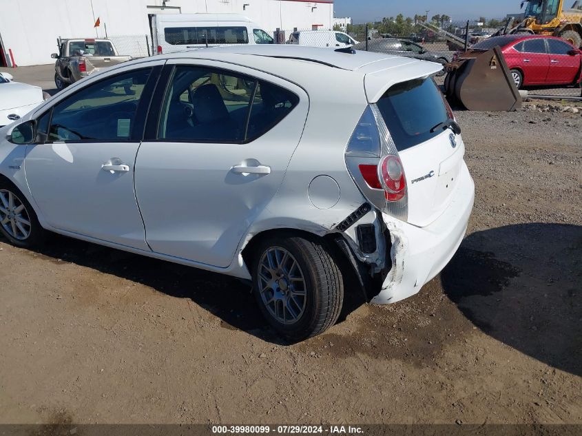 2013 Toyota Prius C Four/One/Three/Two VIN: JTDKDTB39D1031754 Lot: 39980099