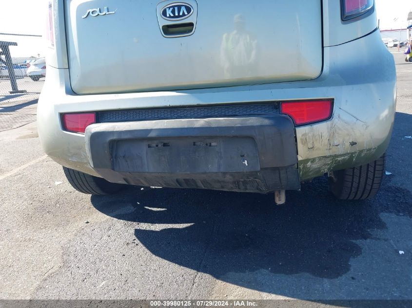 2011 Kia Soul + VIN: KNDJT2A26B7260081 Lot: 39980125