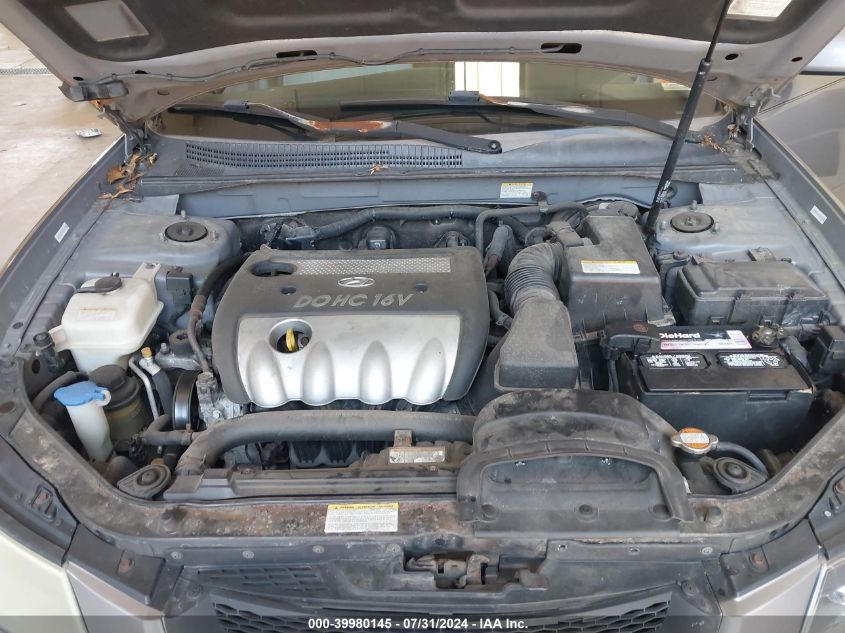 5NPET46C87H226662 2007 Hyundai Sonata Gls