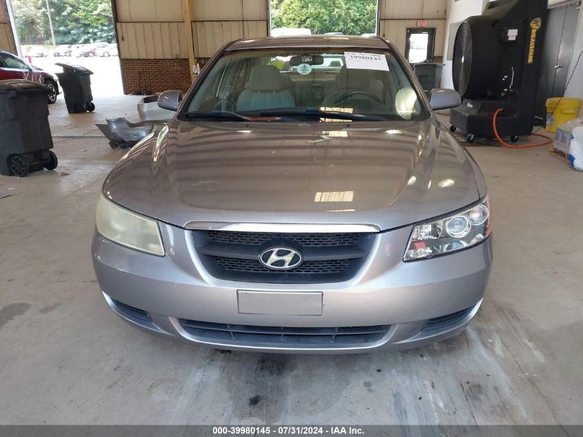 2007 Hyundai Sonata Gls VIN: 5NPET46C87H226662 Lot: 39980145