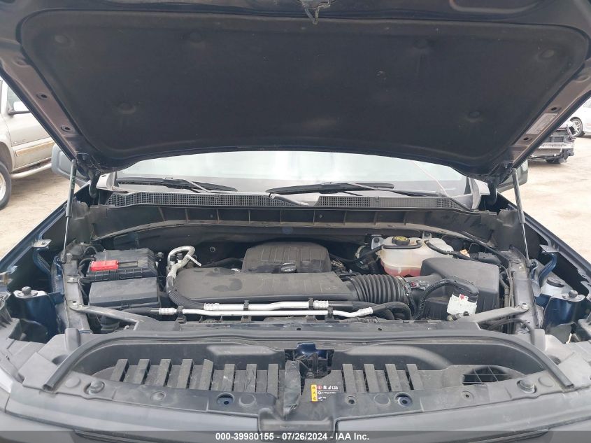 2022 Chevrolet Silverado 1500 2Wd Short Bed Custom VIN: 3GCPABEK1NG599513 Lot: 39980155