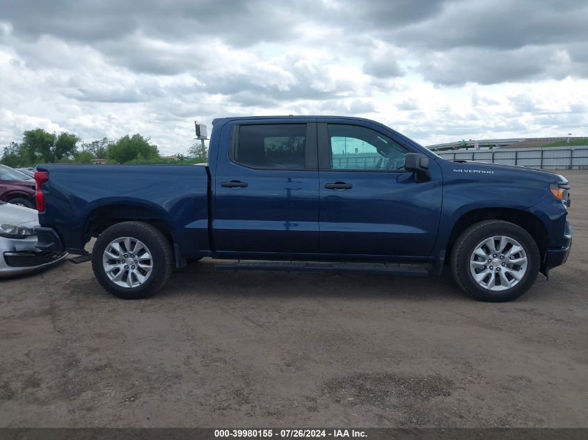 2022 Chevrolet Silverado 1500 2Wd Short Bed Custom VIN: 3GCPABEK1NG599513 Lot: 39980155