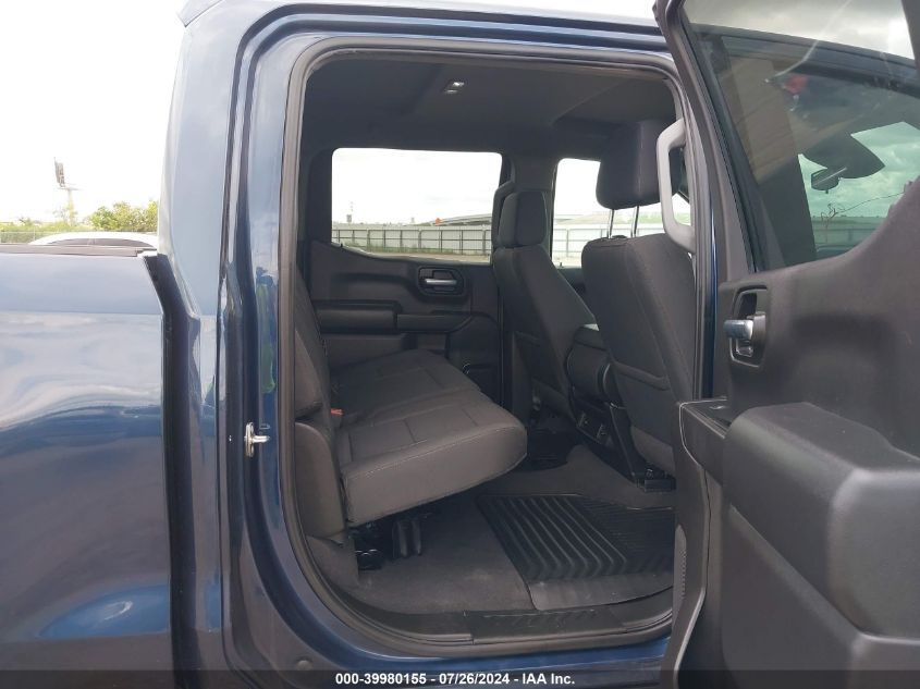 2022 Chevrolet Silverado 1500 2Wd Short Bed Custom VIN: 3GCPABEK1NG599513 Lot: 39980155