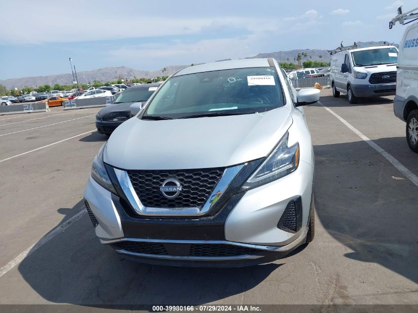 2023 Nissan Murano S Intelligent Awd VIN: 5N1AZ2AS8PC109557 Lot: 39980166